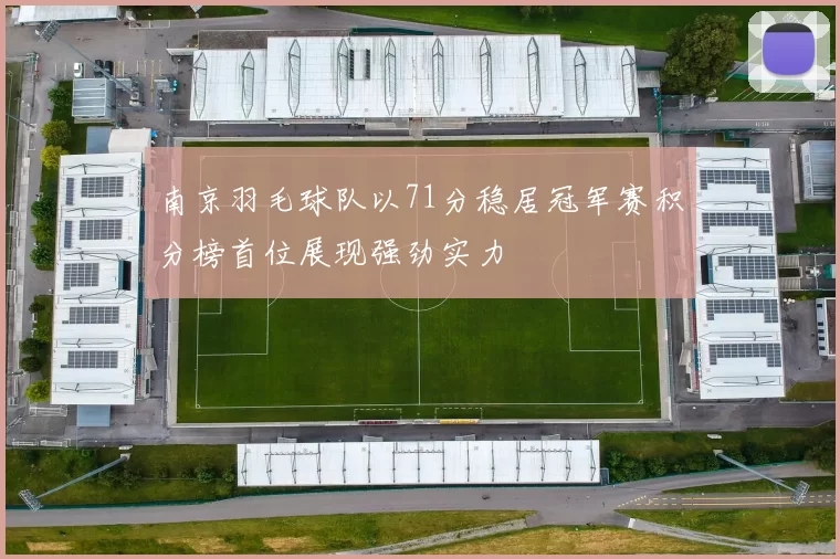 南京羽毛球队以71分稳居冠军赛积分榜首位展现强劲实力